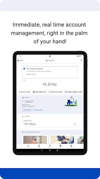 My CenturyLink screenshot 8