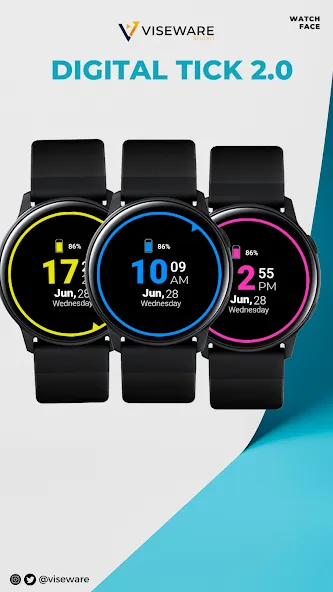 Digital Tick: Watch Face screenshot 4