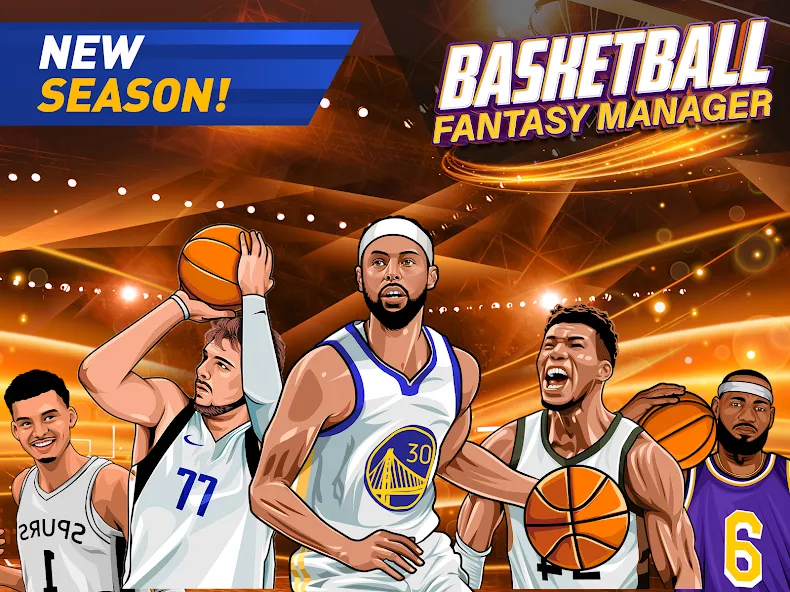Basketball Fantasy Manager NBA screenshot 1