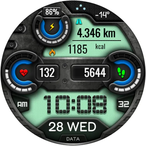 Digital VONTA URX20 Watch face screenshot 20