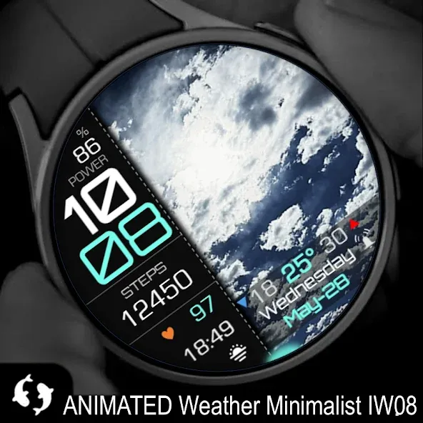 Animated Weather Minimal IW09 screenshot 2