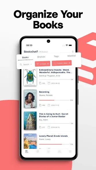 Bookshelf-Your virtual library screenshot 1