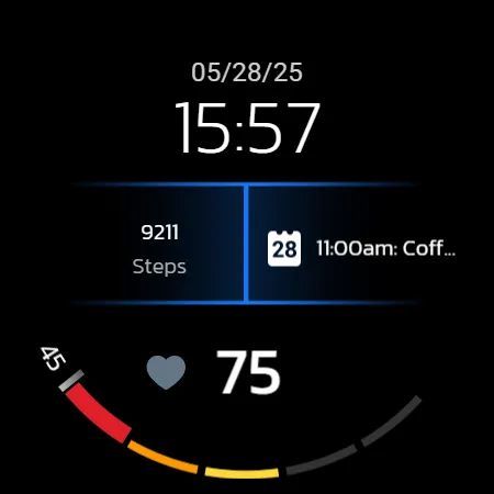 Digital Watchface D6 screenshot 23