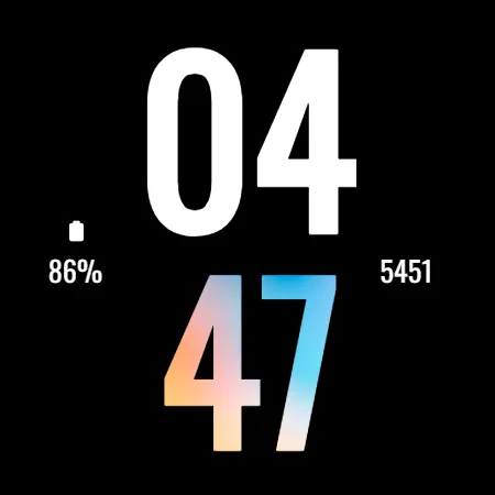 DigitGlow Watch Face screenshot 35