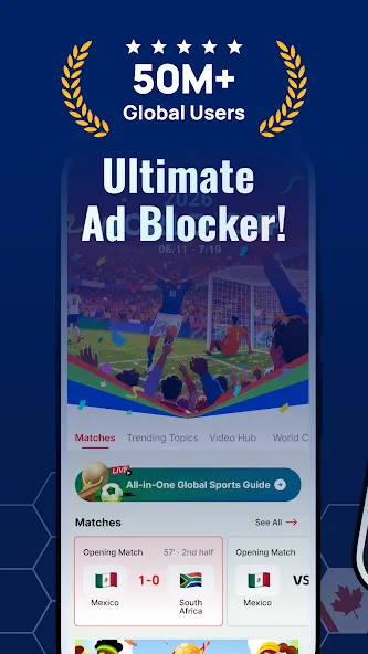 Free Adblocker Browser:Adblock screenshot 1