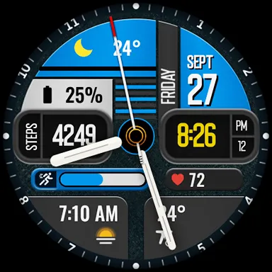 Tancha S89 Hybrid Watch Face screenshot 20