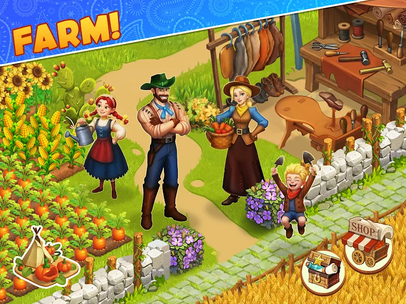 Westward Farm: Family Escape screenshot 11