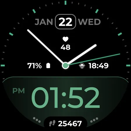 Twin Zone Watch Face screenshot 10