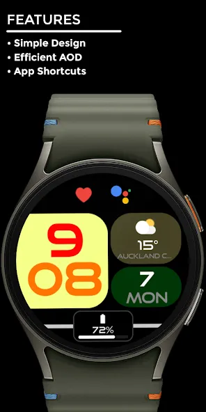 Night ver 40 - watch face screenshot 2