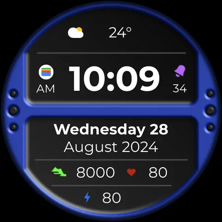 DADAM80: Digital Watch Face screenshot 18