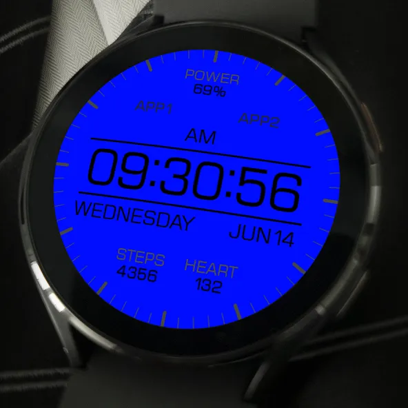 Key066 Digital Watch Face screenshot 5