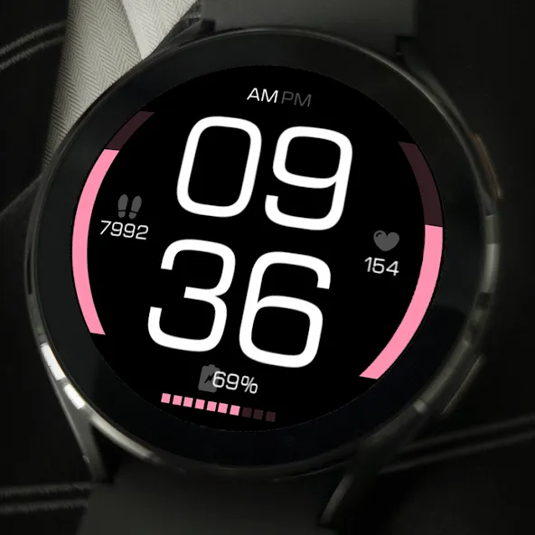 Key085 Modern Watch Face screenshot 5