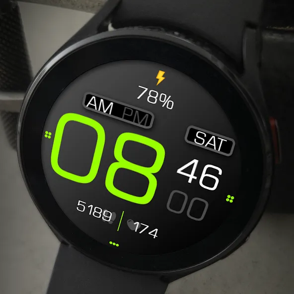 Key064 Digital Watch Face screenshot 7
