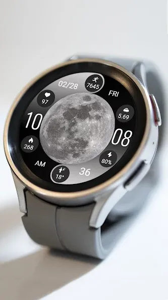 ZKin Watch Face Lunar Widget screenshot 4