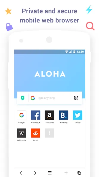 Aloha Browser Lite - Fast VPN screenshot 1