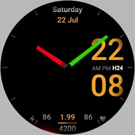 WR 004 Hybrid Watch Face screenshot 25