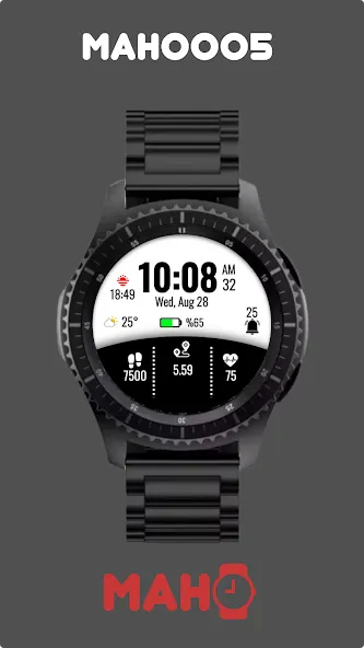 MAHO005 Wear OS Watch Face screenshot 1