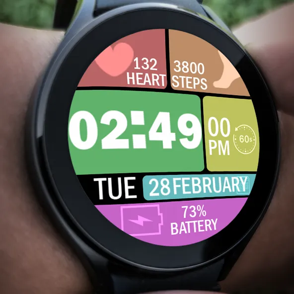 Key021 Digital Watch Face screenshot 7