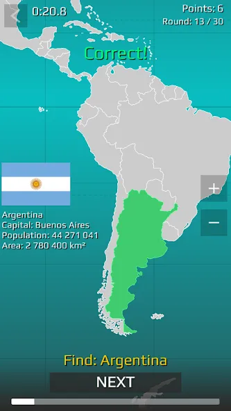World Map Quiz screenshot 1