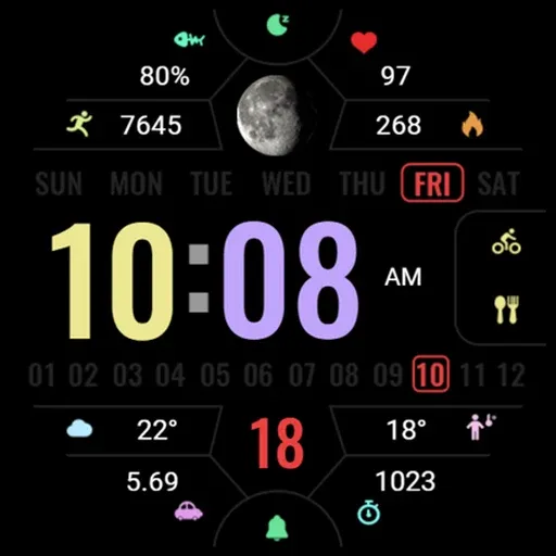 ZKinWatch Clarity Large Number screenshot 8