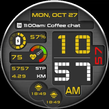 SY07 Wear OS Watch Face screenshot 26