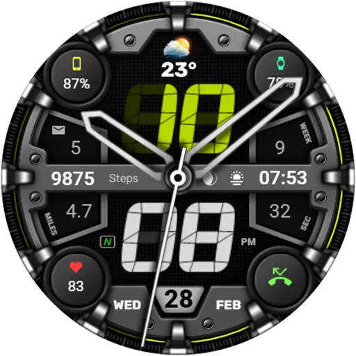 WFP 328 Hybrid watch face screenshot 45