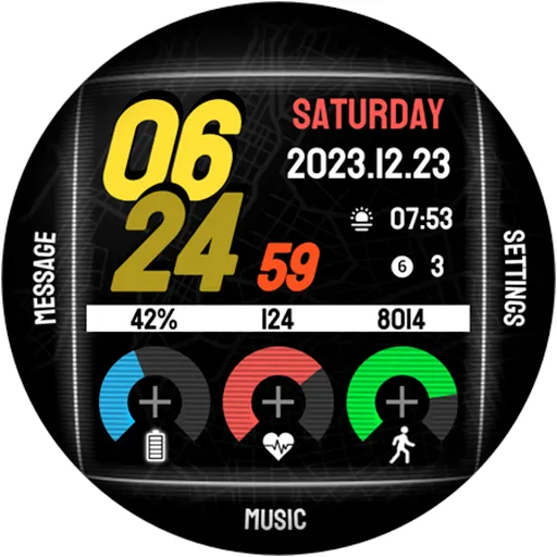 Sport - Digital Watch Face NY screenshot 16