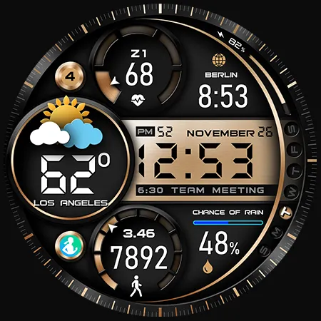 PER009 Sport Watch Face Mesa screenshot 35