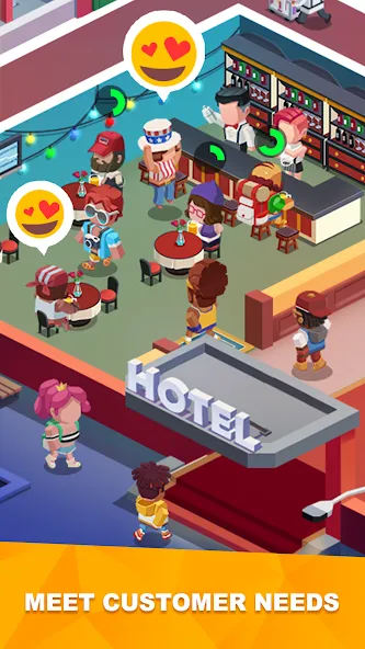 Sim Hotel Tycoon: Tycoon Games screenshot 13