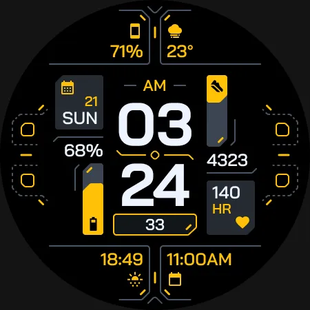 TKS 25 Circuit Watch Face screenshot 10