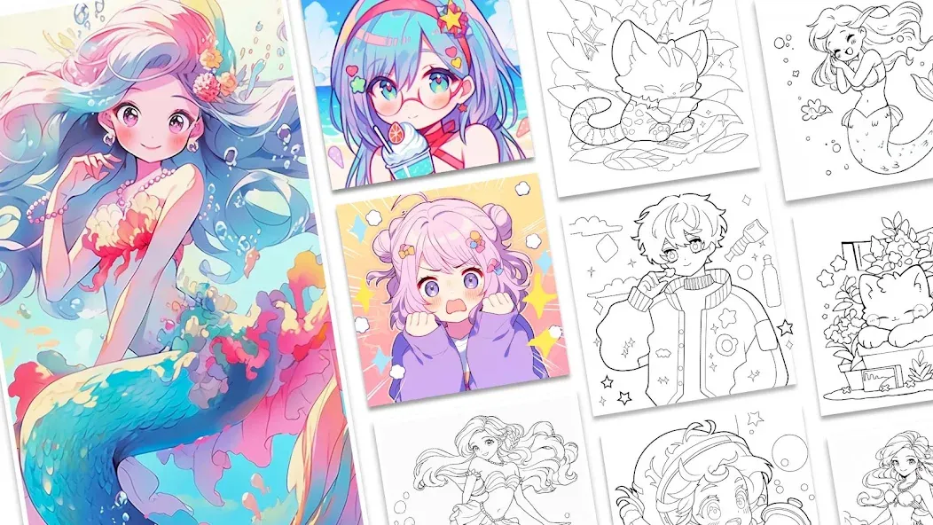 Cute Drawing : Anime Color Fan screenshot 7