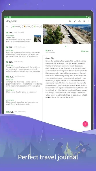 Daybook - Diary, Journal, Note screenshot 16