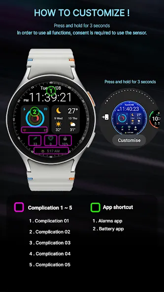 MIMIX Simple Weather Watchface screenshot 7