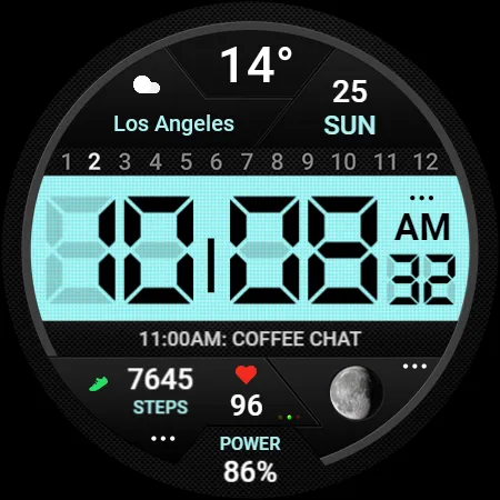 TVV Digital 2 Watch Face screenshot 11