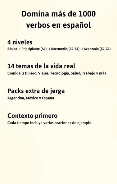 Español verbos y conjugaciones screenshot 21