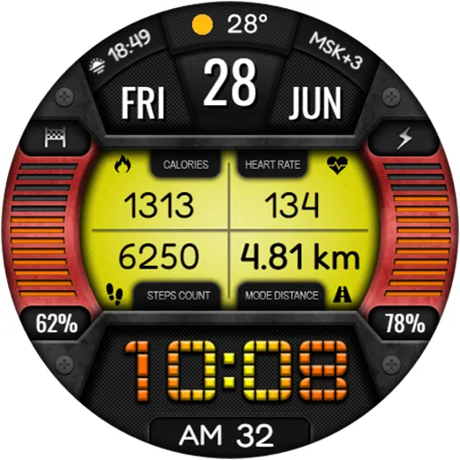 TUNADAS WS04 Watch face screenshot 15