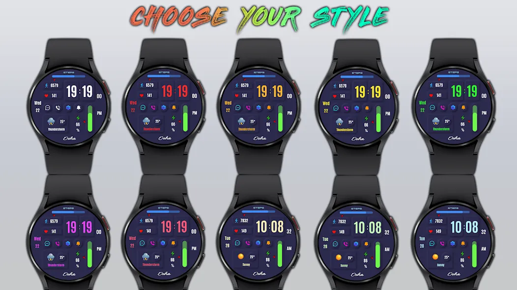 Doha Digital Watch Face screenshot 1