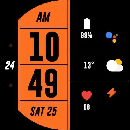 Night ver 07 - watch face screenshot 24