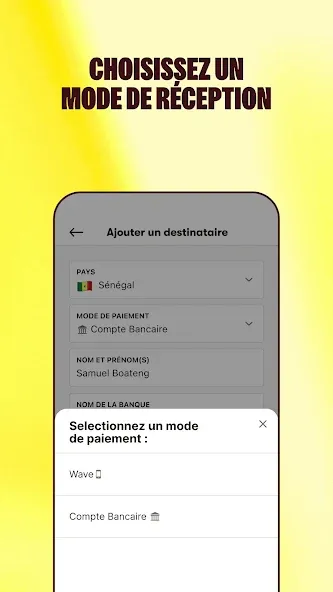 Sendwave Transfert d’Argent screenshot 4