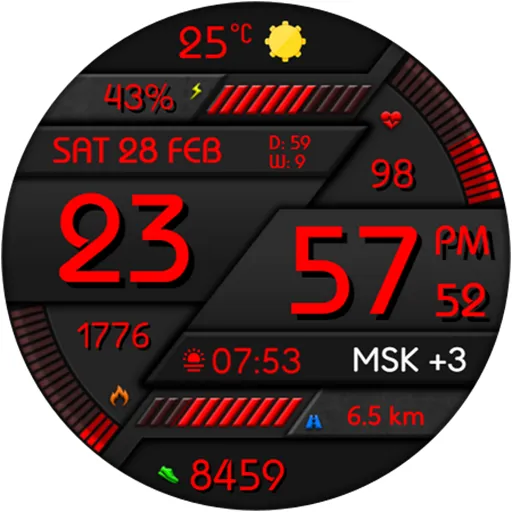 Digital Minimal Watch Face screenshot 18