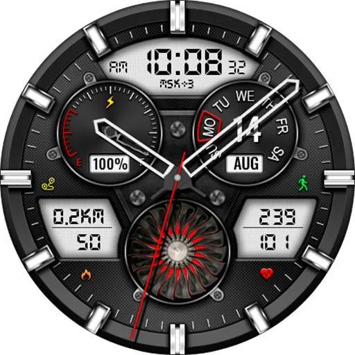 Hybrid CLOUD URX138 Watch face screenshot 19