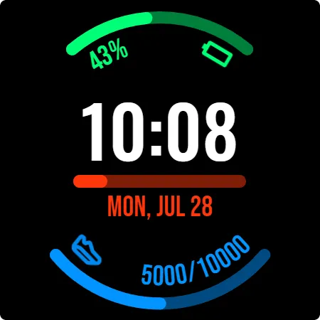 Simple Indicators Watch Face screenshot 8