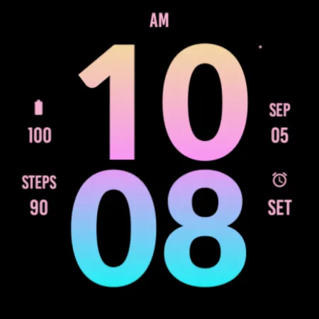 Big Summer Watch Face screenshot 4