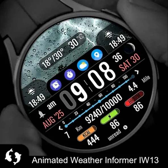 Animated Weather Informer IW13 screenshot 3