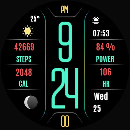 Simplex Digital Watch Face screenshot 39