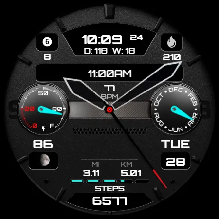 T002 BASILEUS Hybrid WatchFace screenshot 9