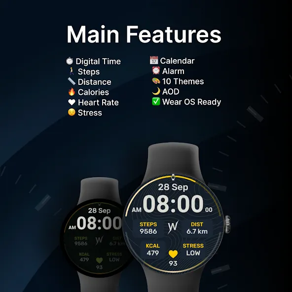 Topo Trail Watch Face screenshot 2