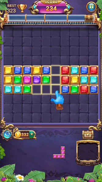 ブロックパズル:ジュエルクエスト screenshot 1
