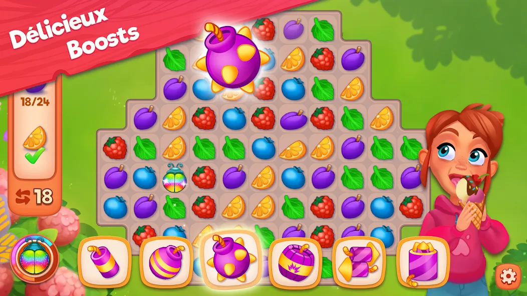 Delicious B&B: Decor & Match 3 screenshot 4