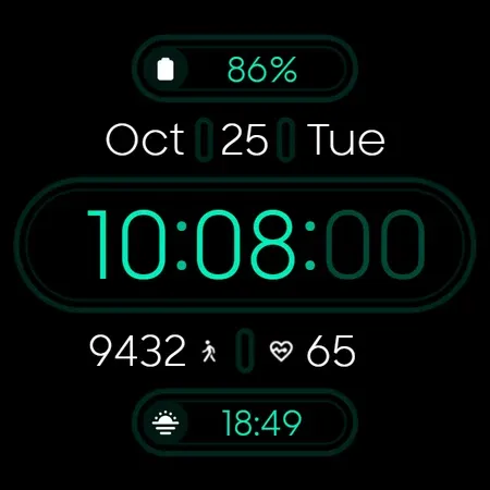 TOPO Digital - watch face screenshot 10